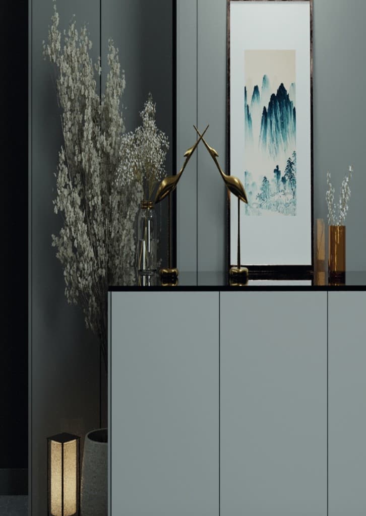 MDF Gris Anthracite 18mm — échantillon